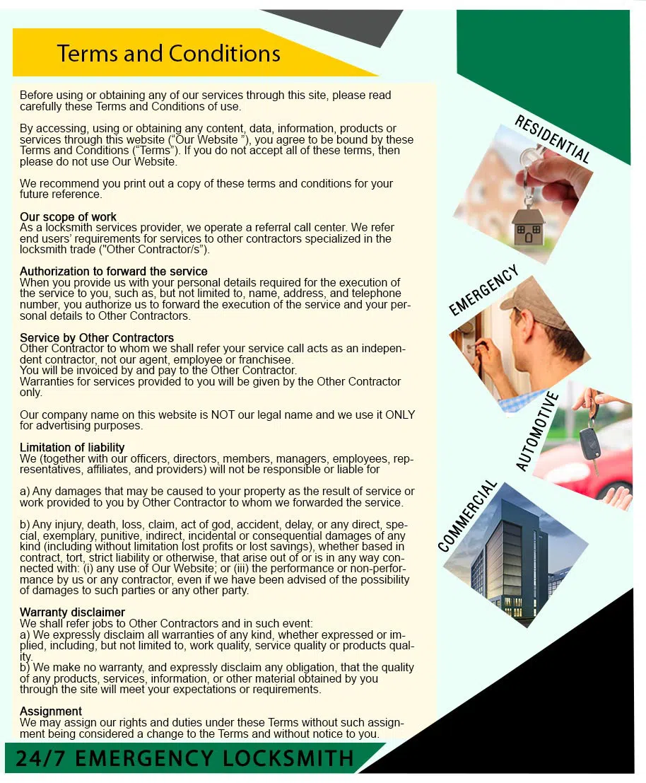 Amber Locksmith Store Dumfries, VA 571-250-8237 - terms-and-condition-68-19mod